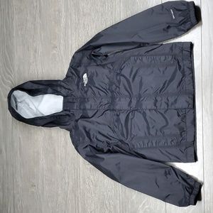 North Face DryVent Wind Breaker Hooded Black Boys Size Small (7/8)
